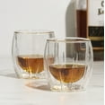 thumbnail image 5 of Viski Double-Walled Spirits Drinking Glasses, Liquor Glasses 8.5oz Set of 2, 5 of 8