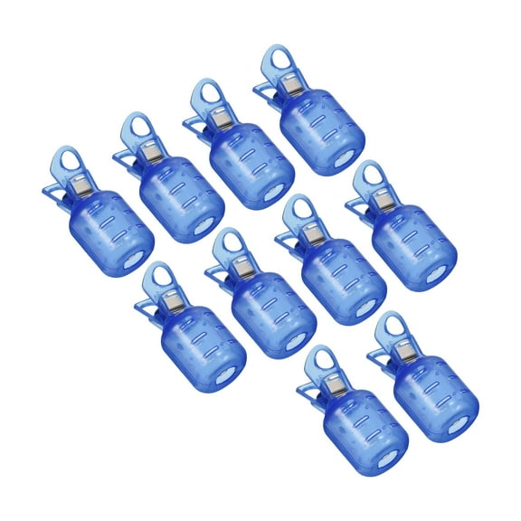 Uxcell Large Size Squid Jig Hook Protector Case Fishing Hook Covers, Blue 10 Pack