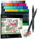 thumbnail image 1 of Rotuladores Ohuhu de doble punta, 80 colores, con libro para colorear de 72 páginas, 1 of 8