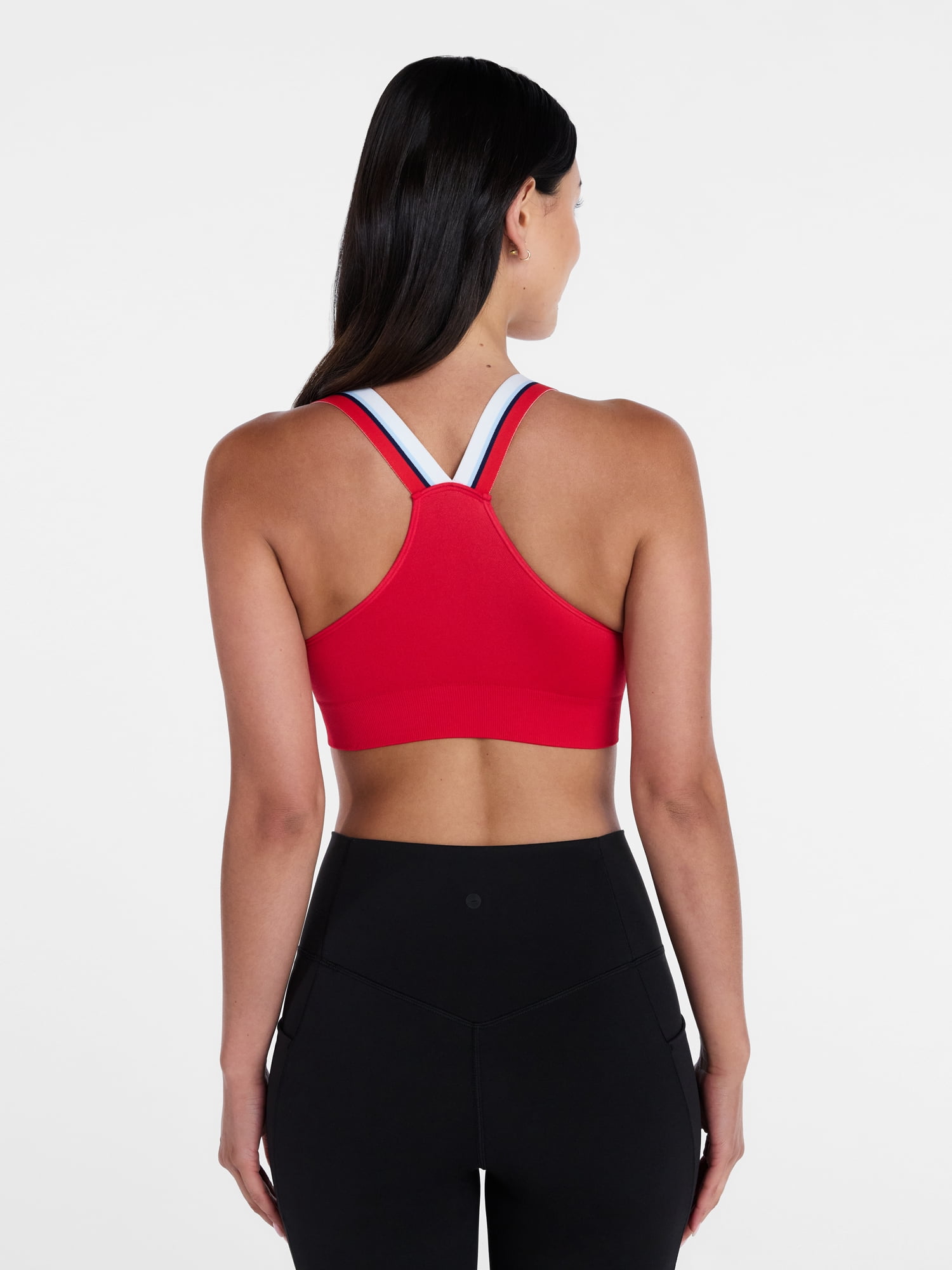 Penn Women's Seamless Sports Bra with Elastic Straps, Sizes S-XL
