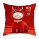 thumbnail image 2 of Year Of The Horses Cute Pillow Horse Ornament Year-End Party Horse Cushion Cover For Sofa Pillow, 2 of 6