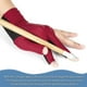 thumbnail image 5 of Guantes de billar con 3 dedos abiertos, guantes de billar para taco de billar, antideslizantes, máxima comodidad, 5 of 5