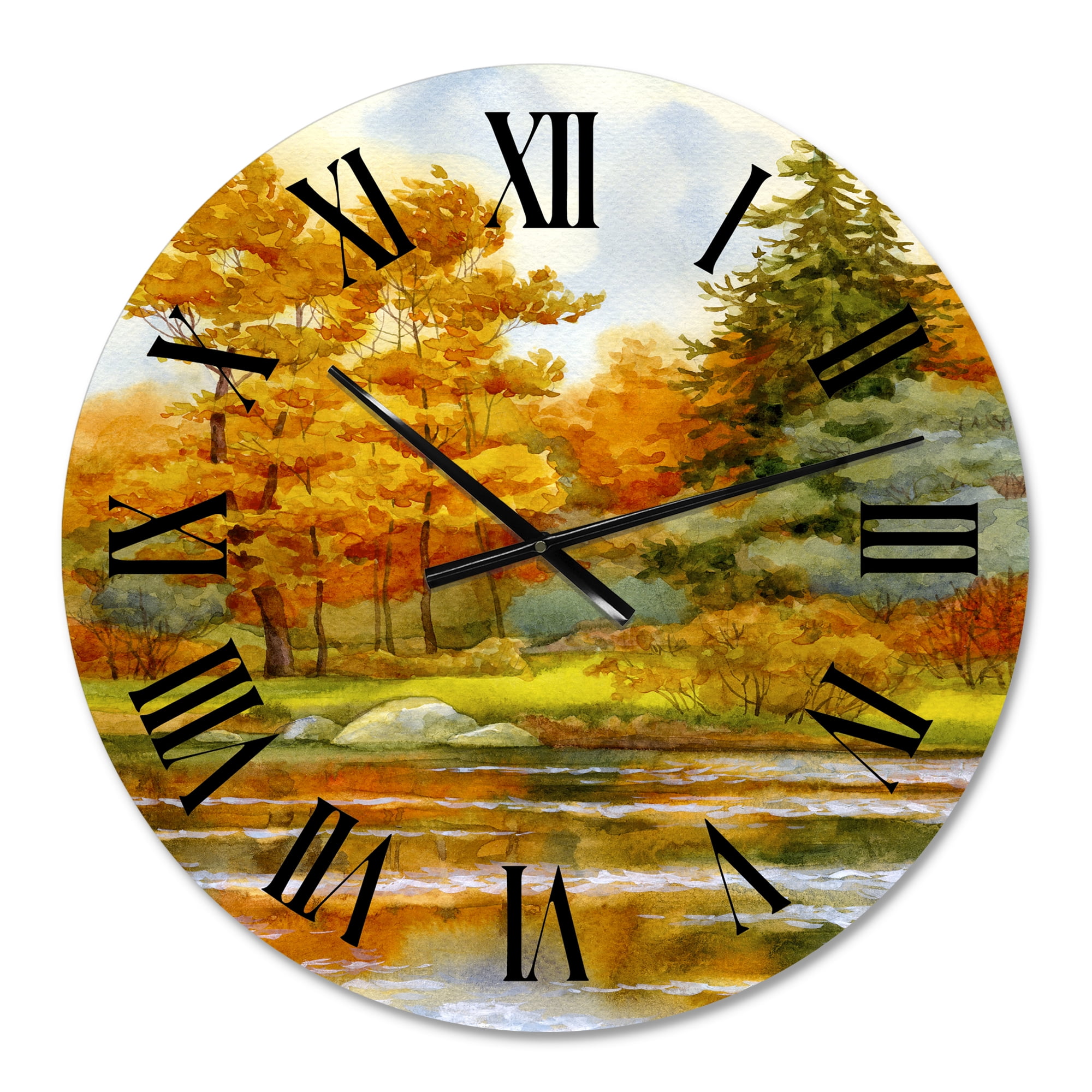 Designart 1 in Quartz Wall Clock