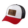 thumbnail image 4 of ZHOGXU Father'S Day Mens Baseball Cap Letter Print Mesh Wide Brim Fashion Comfortable Summer Cap For Outdoor Activities And Everyday Wear,White1,One Size, 4 of 5