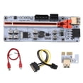thumbnail image 1 of Thinsony PCI-E 1x to 16x Adapter Card with LED Indicators Expansion Board High Speed 6pin Power Port PCI-Express Converter Extender Red, 1 of 6