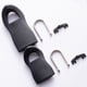 thumbnail image 5 of Sonducket Tirador de cremallera de repuesto para ropa, fijador de cremallera desmontable para bolsa de viaje, maleta, , fijador de cremallera Accesorios de disfraces negro 8 # 5 piezas, 5 of 6