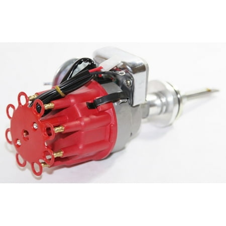 Electronic HEI Distributor RED fit Small Block Mopar Dodge Chrysler 318 340