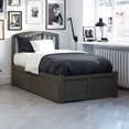 thumbnail image 2 of Richmond Lit Plateforme en Bois Simple TG avec Pied de Lit et Tiroirs de Rangement, Gris, 2 of 15