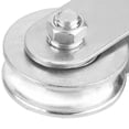 thumbnail image 5 of Qumonin 2-Pack Single Steel Block Pulley , Heavy Duty Lifting Pulley with Rope Pulley for Industrial Use, 5 of 6