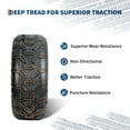 thumbnail image 3 of 24x8-12 ATV Tires 6-Ply All-Terrain, Tubeless Tires for Daily Work, Hunting & Recreational Riding on ATV, UTV（Set of 2), 3 of 6