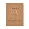 thumbnail image 3 of Collares de signo del zodiaco de estrella de cartón para mujer, gargantilla de cadena con dijes de cristal, 12 Constelaciones, regalo de joyería de cumpleaños, 3 of 4