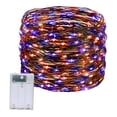 thumbnail image 3 of Luces de Halloween, luces navideñas, 100 LED, decoración de Halloween, IP44, impermeables para escaleras, jardín, patio, festival al aire libre., 3 of 8