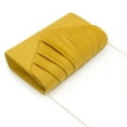thumbnail image 2 of Milisente Women Evening Bag Suede Pleated Clutch Purse Envelope Clutches For Female With Shoulder Chain(Yellow), 2 of 7