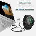 thumbnail image 4 of Convertidor USB C Del Cargador Del Reloj, Adaptador Del Cable Del Cargador Del Reloj Negro Seguro Práctico Portátil Para La Carga Del Reloj, 4 of 7