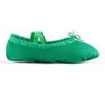 thumbnail image 3 of Missfiona Canvas Ballet Slippers Dance Shoes for Women Split Sole Practice Flat(9,Green), 3 of 6
