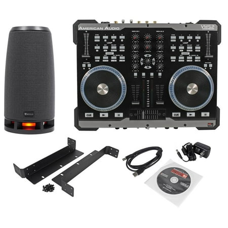 American Audio VMS2 USB MIDI DJ Controller With Touch Scratch Wheel +