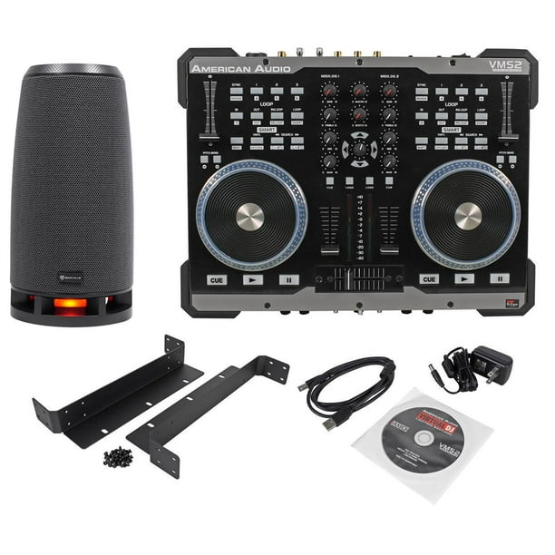 American Audio VMS2 USB MIDI DJ Controller With Touch Scratch Wheel + RockShip