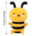 thumbnail image 3 of Honey Bee Plush Toy Stuffed Animal, Yellow Bumblebee Pillow Buddy, Soft Cute Insect Doll, Easter Basket Stuffers, Birthday Gift, Classroom Prize, Spring Festival Decoration, 3 of 8