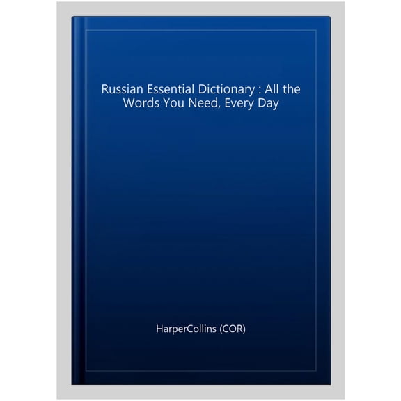Pre-Owned Russian Essential Dictionary: Bestselling bilingual dictionaries (Collins Essential Dictionaries) Paperback