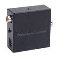 thumbnail image 1 of Coaxial To Optical Adapter, Iron Shell Bi Directional Stable Coaxial To Optical Converter  for Players, 1 of 7