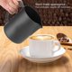 thumbnail image 4 of Tasse à café latte en acier inoxydable 304 noir mat, pour faire mousser le lait, accessoires pour la fabrication de café, motif cygne, 600 ml, 4 of 4