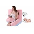 thumbnail image 1 of Almohada Xtellar rosa Para Embarazo Y Lactancia Jumbo + Regalo Microgel, 1 of 3