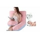 thumbnail image 1 of Almohada Xtellar rosa Para Embarazo Y Lactancia Jumbo + Regalo Microgel, 1 of 3
