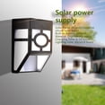 thumbnail image 1 of Lámpara solar de jardín, lámpara de jardín con sensor de montaje en pared con energía solar, luz solar de pared, tecnología de vanguardia, 1 of 8