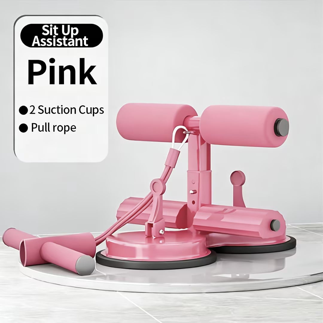 Professional Tibial Trainer Sit Up Bar Floor Version Portable Fitness Equipment Strong Suction Cups Adjustable Foot Fixer Massage Roller Home Exercise
