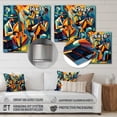 thumbnail image 4 of Designart "Jazz Spotlight On-Stage Performance II" Music Jazz Metal Wall Art, 4 of 5