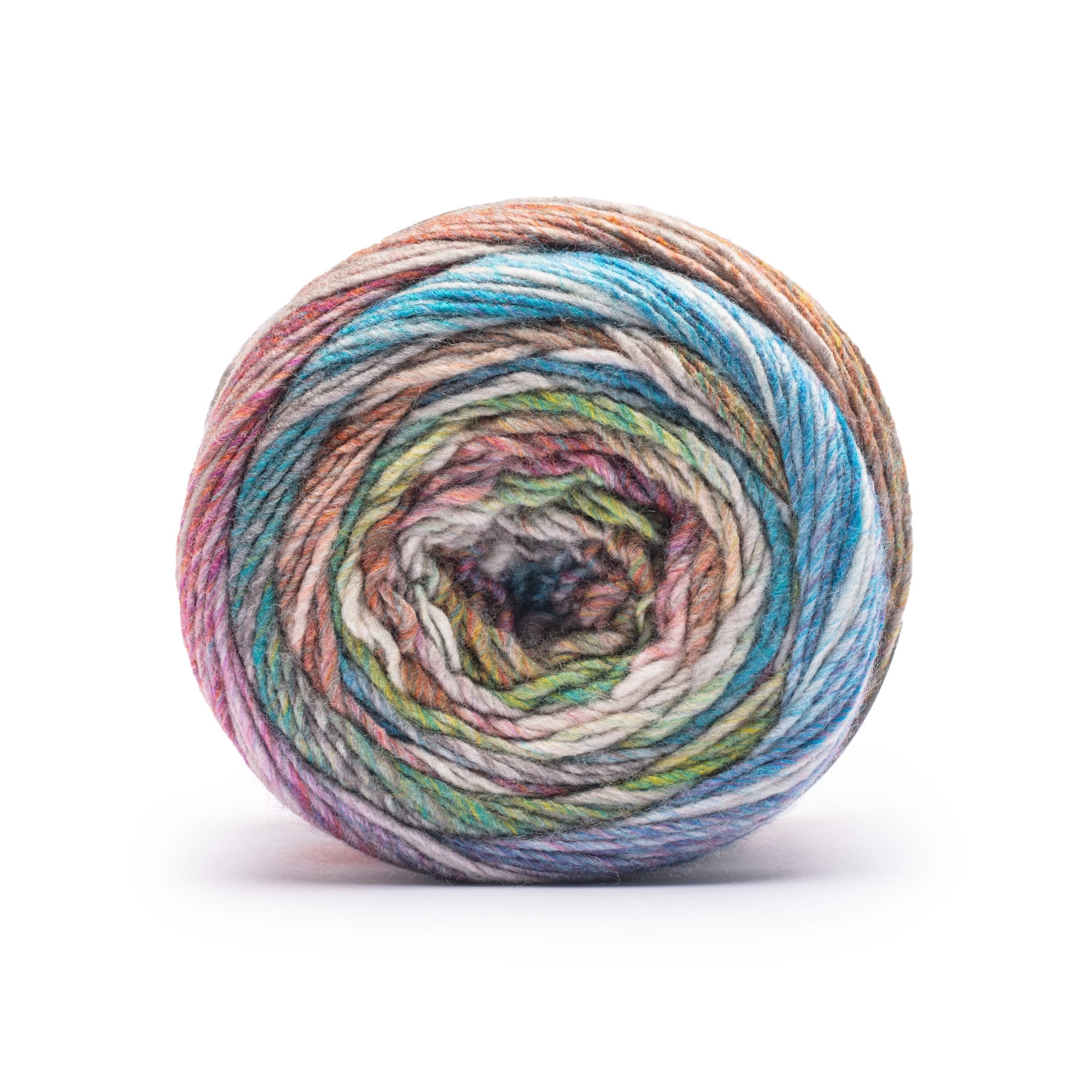 Red Heart® Roll With It Melange™ #4 Worsted (Medium) Acrylic Yarn, Moonlight Topaz 5.29oz/150g 389 Yards (3 Pack)