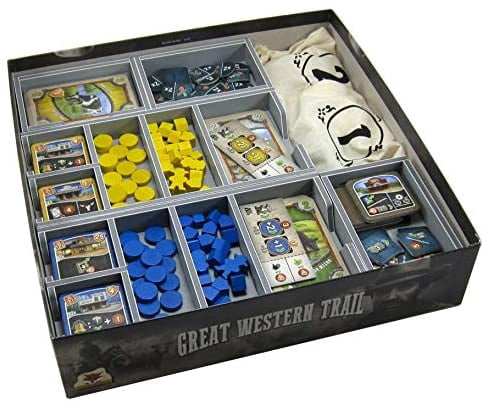 Folded Space Great Western Trail and Expansions Board Game Box Inserts