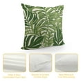 thumbnail image 4 of Nawypu  Tropical Green Leaves Pillow Covers  Modern Botanical Palm Leaf Decor Throw Pillows Summer Decorations Pillow Case Square Cushion Cover Decor for Sofa Couch Bed, 4 of 5