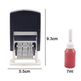 thumbnail image 2 of Simple Business automatic back ink stamp date stamp digital stamp, 2 of 5
