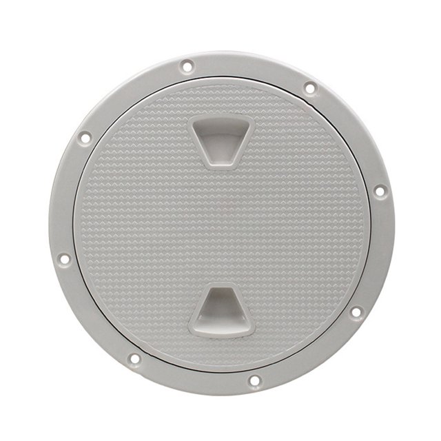 Yeacher ABS Round Deck Inspection Access AntiSlip HatchCover Boat Screw Out Deck Inspection Plate Cover