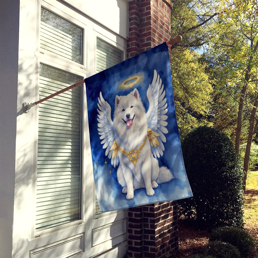 Samoyed My Angel House Flag 28 in x 40 in