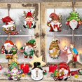 thumbnail image 5 of 24PCS Christmas Gnome Wooden Hanging Ornaments, Xmas Tree Gnome Elf Hanging Decoration, Gnome Santa Doll Wooden Craft Party Supplies, 5 of 6