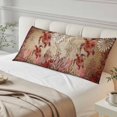 thumbnail image 4 of Ocean Red Turtles Body Pillow Cover 20 x 54 Inch Decorative Pillow Cover Coastal Coral Seagrass Vintage World Map Lumbar Pillowcase Seasonal Rectangle Cushion Case for Couch Sofa Bed Living Room, 4 of 9