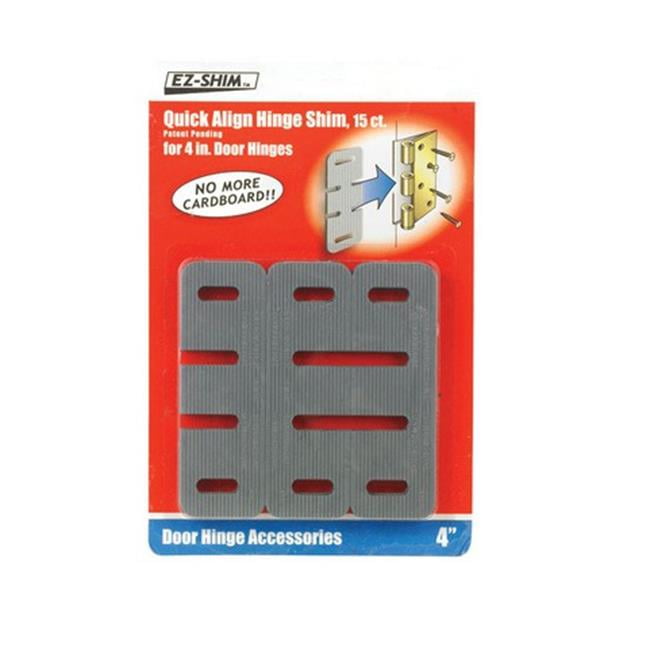 Ez Hinge Shim 4" Gray By EzShim Mfrpartno Hs400Bp