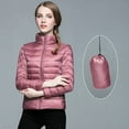 thumbnail image 2 of Women'S Winter Thin And Light Down Casual Down Slim Quilted Jacket Coat, 2 of 6