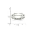 thumbnail image 2 of 10k White Gold Solid Polished Lightweight 5mm Standard Comfort-Fit Band Size 10 Ring Ring for Women and Men, 2 of 2