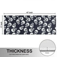 thumbnail image 5 of Kitchen Rugs Sets Of 2,Navy Skull Pattern Anti Fatigue Kitchen Mat Rugs Non Slip Washable,Decorative Kitchen Floor Mats for Kitchen,Sink,Laundry,17"X47", 5 of 5