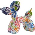 thumbnail image 1 of Adorno artístico y divertido con forma de perro con globos de colores vivos: decoración llamativa y divertida para el hogar y la oficina (acuarela), 1 of 6