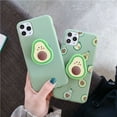 thumbnail image 3 of Iphone 11 Case Luxury Cute Cartoon Fruit Avocado Soft silicone Phone Ccase for iPhone X XR XS 11 Pro Max 12 MiNi 6S 7 8 plus Holder cover, 3 of 6
