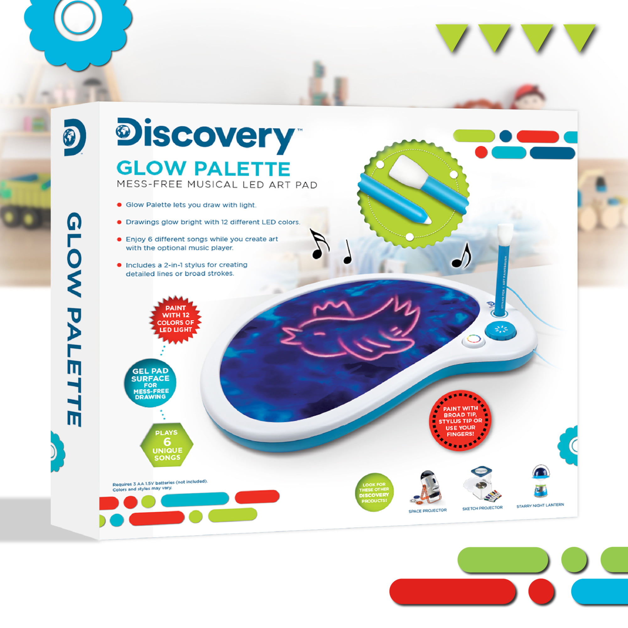  Discovery™ Mess-Free Glow Palette - Light-Up LED