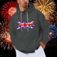 thumbnail image 1 of Ceisia Men's Winter Gift Casual Printed Round Neck Long Sleeve Shirt - Comfortable Daily Outdoor Wear, 1 of 5
