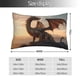 thumbnail image 2 of Fotbe Sky Sunset Bronze Dragon Funda de Almohada Decorativa Estilo Occidental, Lujo en Algodón, Fundas para Almohadas King, Cojín Estampado para Decoración del Hogar-14"x20", 2 of 6