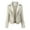 B Beige, variant on Leather Jacket for Women Casual Solid Slim Leather Stand Collar Zip Motorcycle Suit Belt Coat Jacket Coat Tops