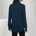 thumbnail image 4 of Roncen Tunic Tops for Women Casual Long Sleeve Turtle Neck Shirts Thumb Hole Curved Hem Tops Fall Fashion, 4 of 8