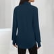 thumbnail image 2 of TaTaai Long Sleeve Thumb Hole High Neck Top, Women's Spring Solid Color T-Shirt, Light Stretch Design, Ideal for Spring Summer Fall Daily Wear Gift, 2 of 8